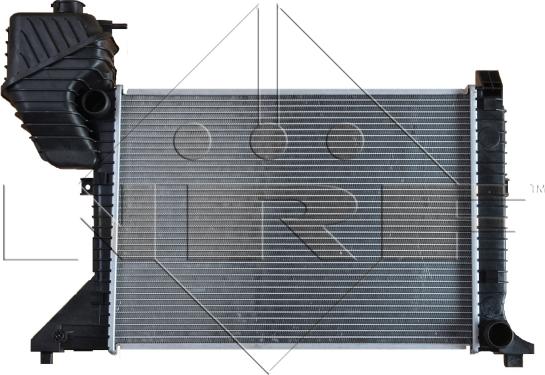 NRF 50559 - Радіатор, охолодження двигуна autocars.com.ua