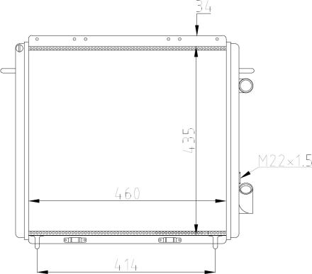 NRF 507359A - Радіатор, охолодження двигуна autocars.com.ua