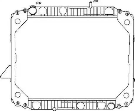 NRF 507670 - Радіатор, охолодження двигуна autocars.com.ua