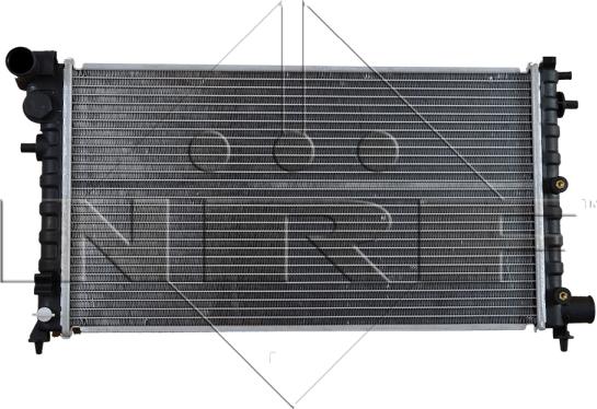 NRF 509502 - Радіатор, охолодження двигуна autocars.com.ua