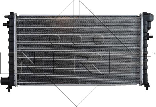 NRF 509502 - Радіатор, охолодження двигуна autocars.com.ua