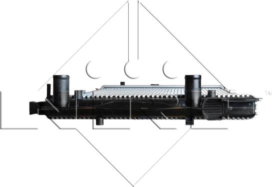 NRF 509515 - Радиатор, охлаждение двигателя avtokuzovplus.com.ua