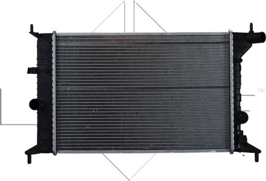 NRF 509516 - Радиатор, охлаждение двигателя avtokuzovplus.com.ua