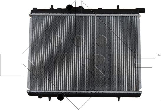 NRF 509525 - Радіатор, охолодження двигуна autocars.com.ua