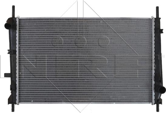 NRF 509528 - Радіатор, охолодження двигуна autocars.com.ua
