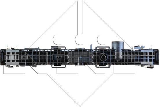 NRF 509541X - Радіатор, охолодження двигуна autocars.com.ua