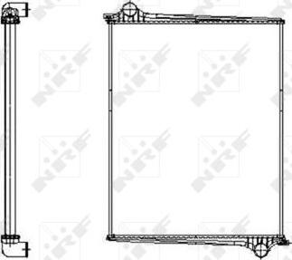 NRF 509598 - Радиатор, охлаждение двигателя autodnr.net
