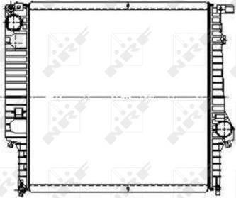 NRF 509626 - Радіатор, охолодження двигуна autocars.com.ua