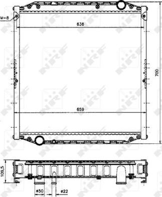 NRF 51569A - Радіатор, охолодження двигуна autocars.com.ua