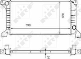 NRF 516212 - Радіатор, охолодження двигуна autocars.com.ua