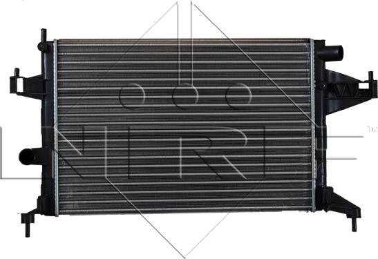 NRF 519596 - Радіатор, охолодження двигуна autocars.com.ua
