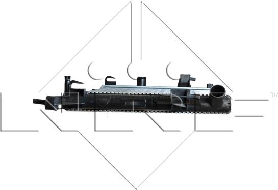 NRF 519596 - Радіатор, охолодження двигуна autocars.com.ua