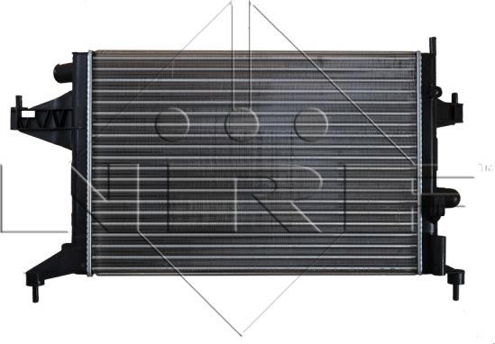 NRF 519596 - Радиатор, охлаждение двигателя avtokuzovplus.com.ua