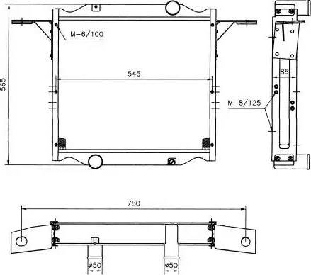 NRF 52084 - Радіатор, охолодження двигуна autocars.com.ua