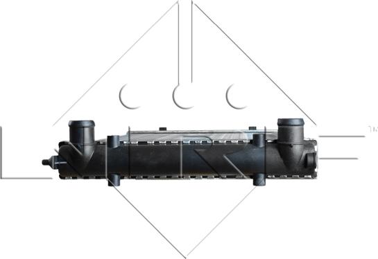 NRF 529501 - радіатор autocars.com.ua