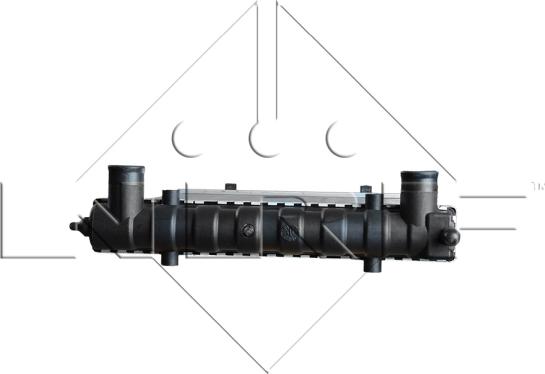 NRF 529505 - радіатор охолодження VW Golf I-II 77- 317x430x20 autocars.com.ua
