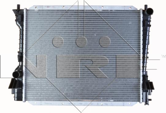 NRF 53020 - Радиатор, охлаждение двигателя avtokuzovplus.com.ua