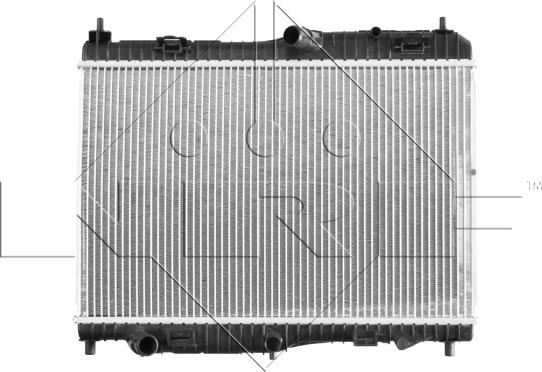NRF 53044 - Радиатор, охлаждение двигателя avtokuzovplus.com.ua