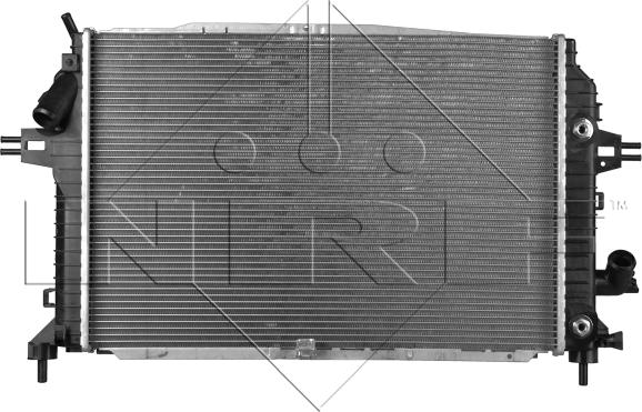 NRF 53082 - Радіатор, охолодження двигуна autocars.com.ua