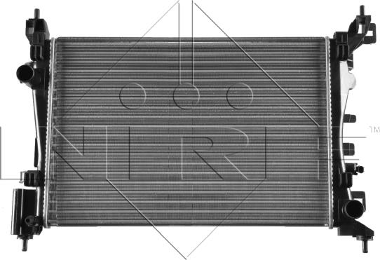 NRF 53115 - радіатор autocars.com.ua