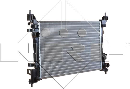 NRF 53115 - Радіатор, охолодження двигуна autocars.com.ua
