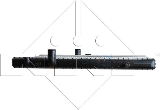 NRF 53120 - Радіатор, охолодження двигуна autocars.com.ua