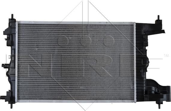 NRF 53155 - Радиатор, охлаждение двигателя avtokuzovplus.com.ua