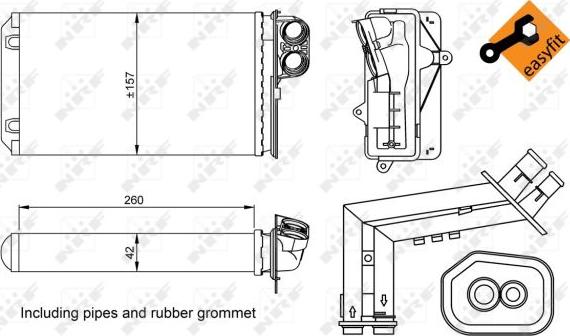 NRF 53216 - радіатор autocars.com.ua