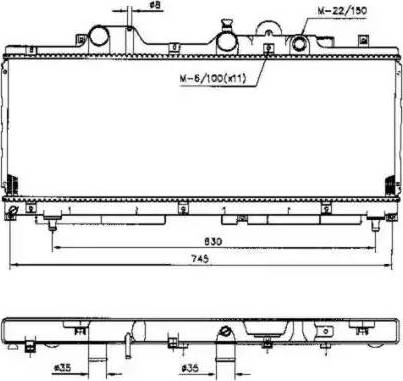 NRF 53221 - Радіатор, охолодження двигуна autocars.com.ua