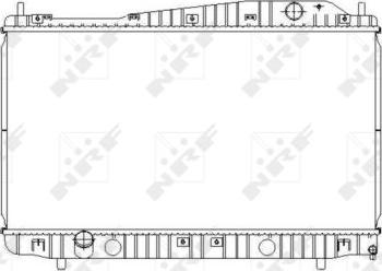 NRF  53481 - Радіатор, охолодження двигуна autocars.com.ua