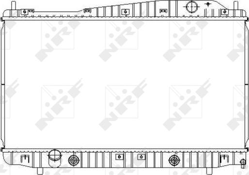 NRF 53482 - Радіатор, охолодження двигуна autocars.com.ua