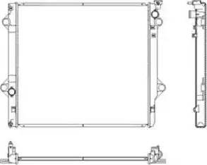 NRF 53542 - Радиатор, охлаждение двигателя autodnr.net