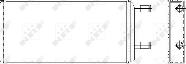 NRF 53547 - Теплообмінник, опалення салону autocars.com.ua