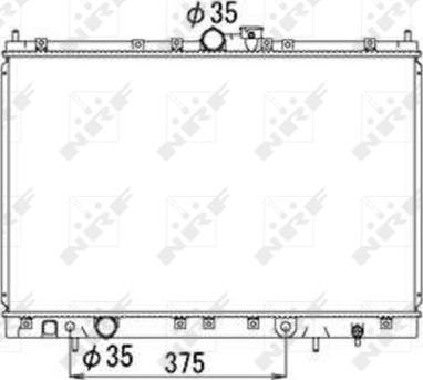 NRF 53690 - Радіатор, охолодження двигуна autocars.com.ua