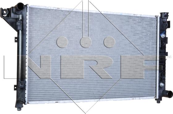 NRF 53780 - Радіатор, охолодження двигуна autocars.com.ua