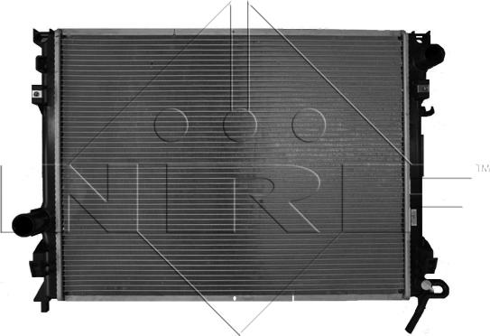 NRF 53928 - Радіатор, охолодження двигуна autocars.com.ua