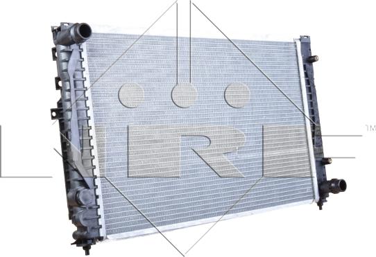 NRF 539504 - Радиатор, охлаждение двигателя avtokuzovplus.com.ua