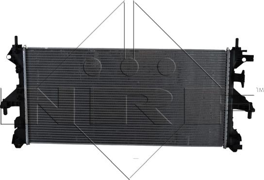 NRF 54202 - Радиатор, охлаждение двигателя avtokuzovplus.com.ua