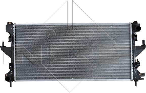NRF 54204 - Радиатор, охлаждение двигателя avtokuzovplus.com.ua