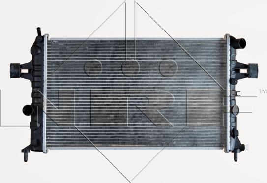 NRF 54668 - Радіатор, охолодження двигуна autocars.com.ua