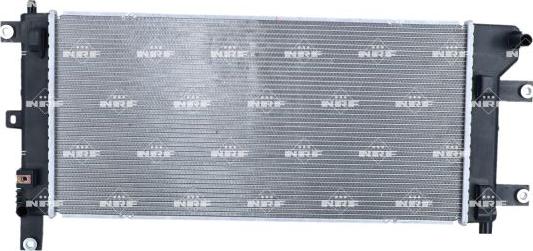 NRF 550284 - Радіатор, охолодження двигуна autocars.com.ua