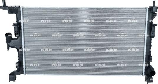 NRF 550345 - Радіатор, охолодження двигуна autocars.com.ua