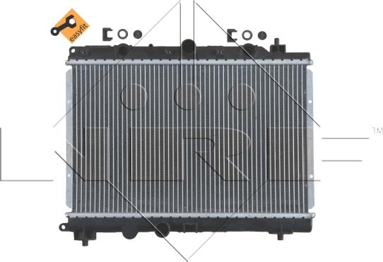 NRF 55305 - Радіатор, охолодження двигуна autocars.com.ua