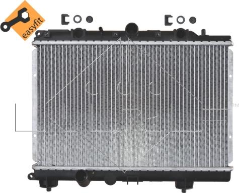 NRF 55307 - Радіатор, охолодження двигуна autocars.com.ua