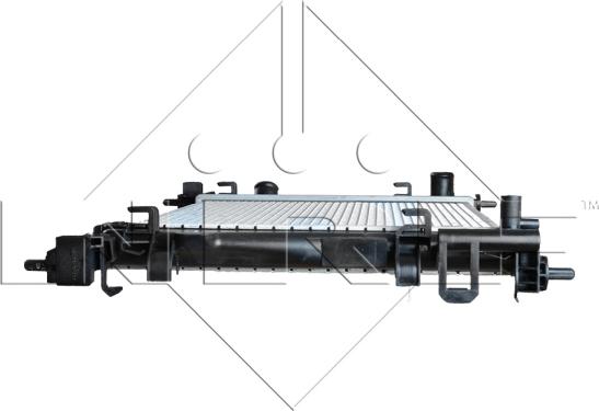 NRF 55341 - Радіатор, охолодження двигуна autocars.com.ua