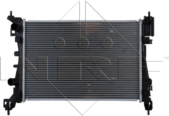 NRF 55341 - Радіатор, охолодження двигуна autocars.com.ua