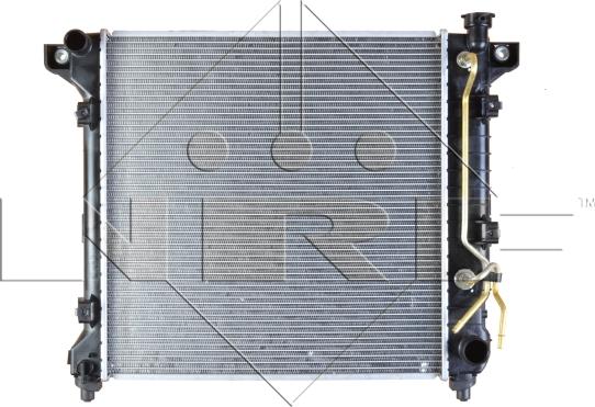 NRF 56023 - Радиатор, охлаждение двигателя avtokuzovplus.com.ua