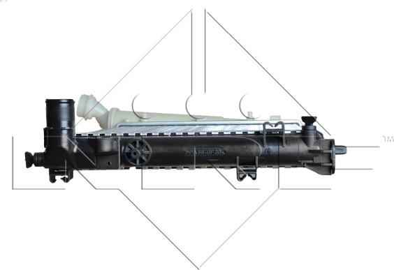 NRF 58067 - радіатор autocars.com.ua