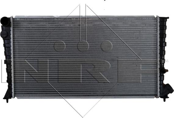 NRF 58101 - Радіатор, охолодження двигуна autocars.com.ua