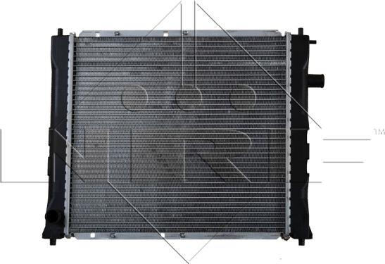NRF 58107 - Радіатор, охолодження двигуна autocars.com.ua